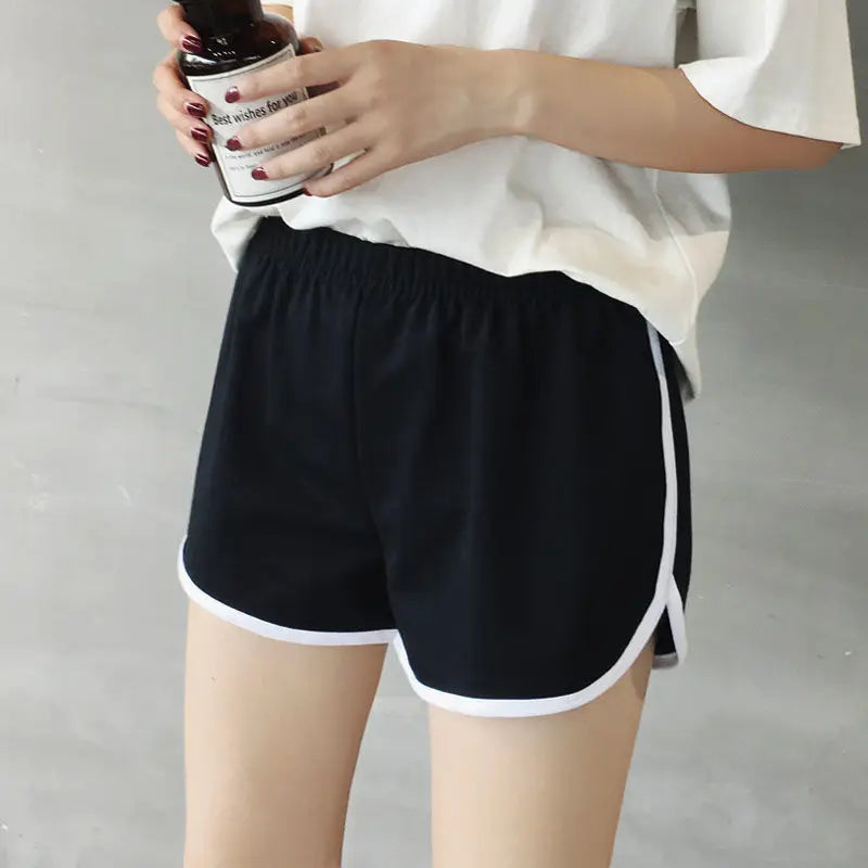 Korean High Waist Biker Shorts for Women