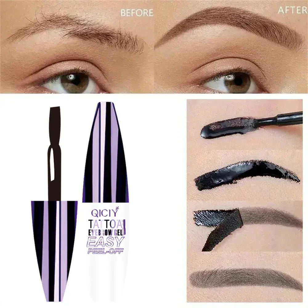 Tattoo Eyebrow Gel Cream, Easy Peel Off