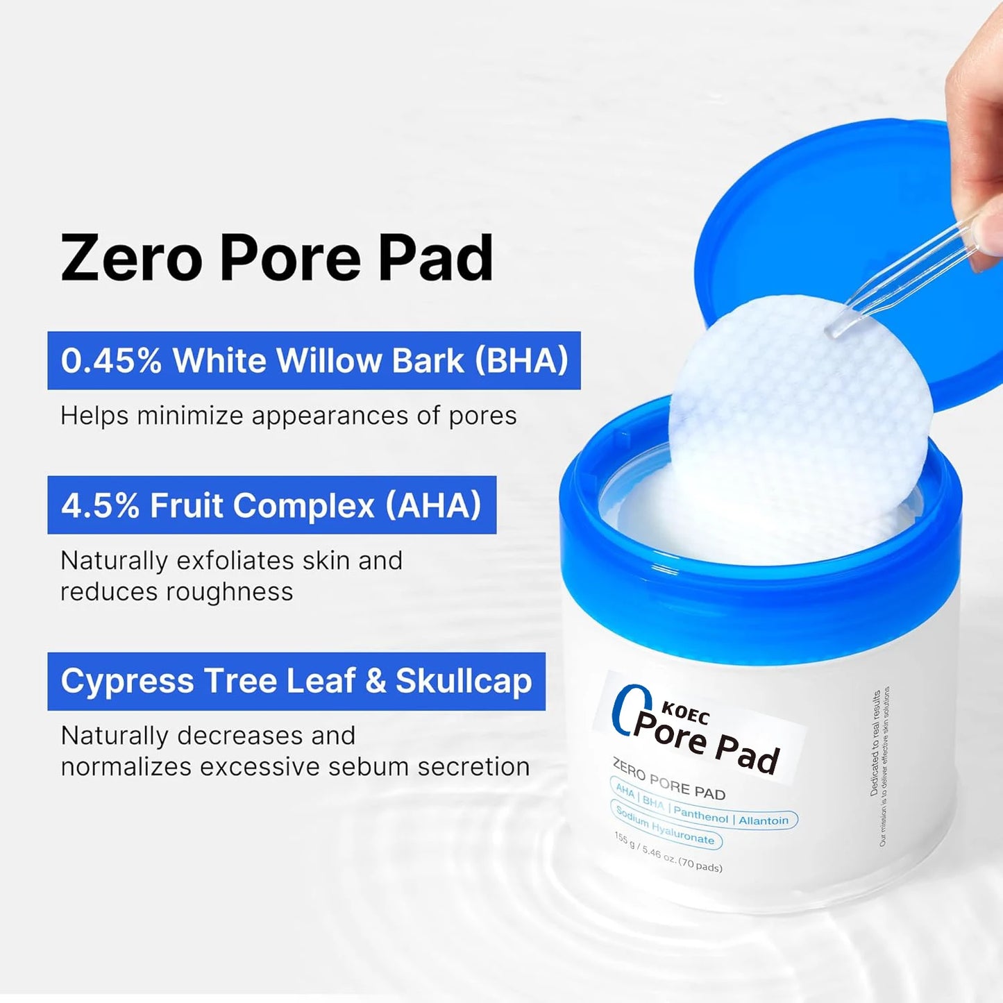 70 Pads Dual-Textured Toner Pads