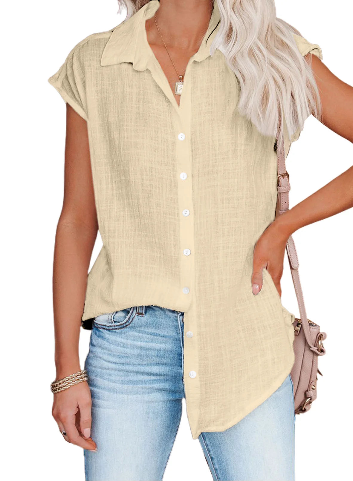 Summer Women's Sleeveless Loose-Fit Shirt