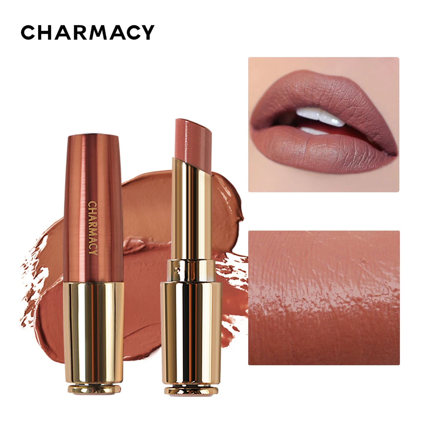 CHARMACY Moisture-Rich Nude Lipstick