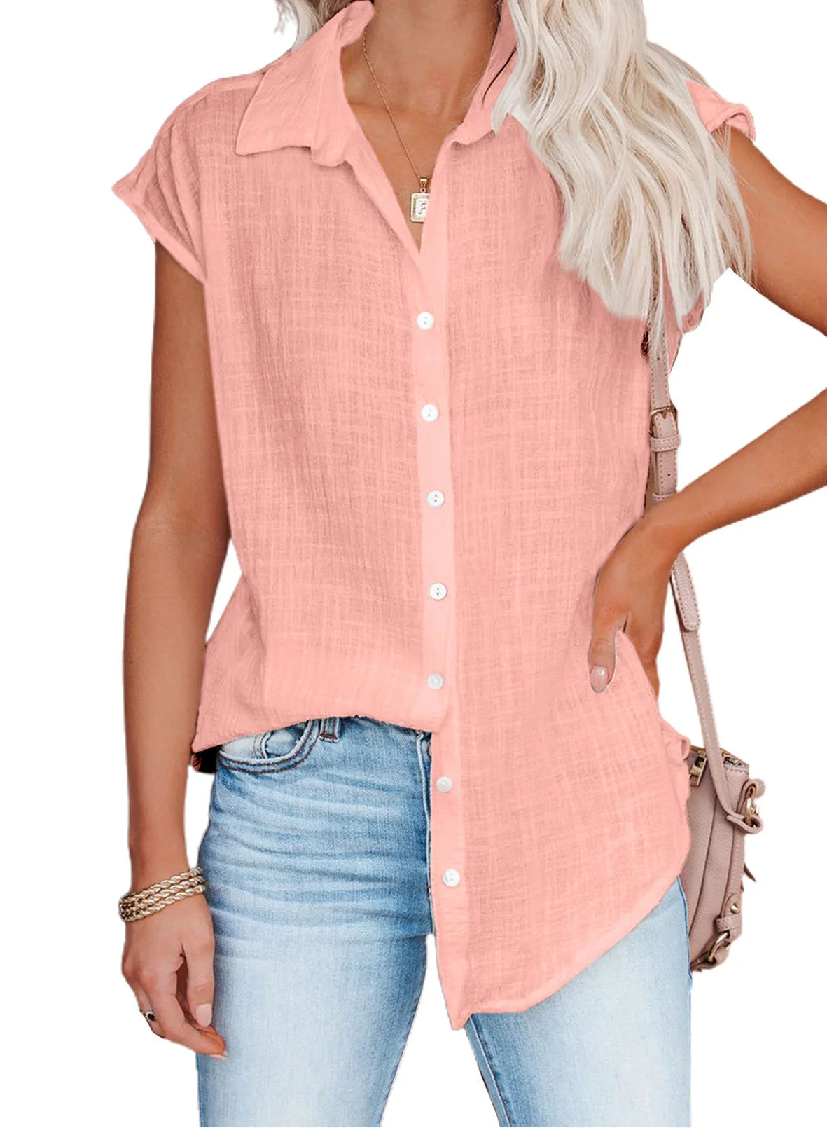 Summer Women's Sleeveless Loose-Fit Shirt
