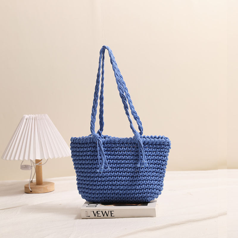 Bean Bag Tassel Blue