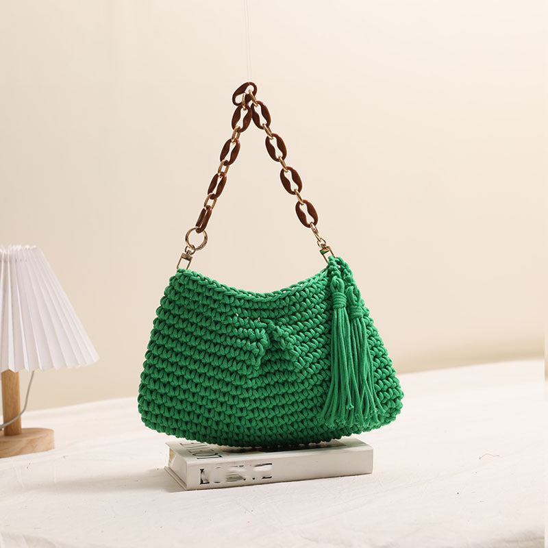 Clip Tassel Green
