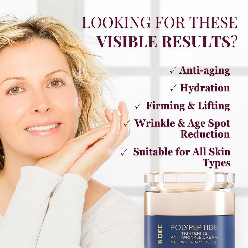 AHA+BHA+PHA Skin Booster Serum & Polypeptide Anti-Wrinkle Cream