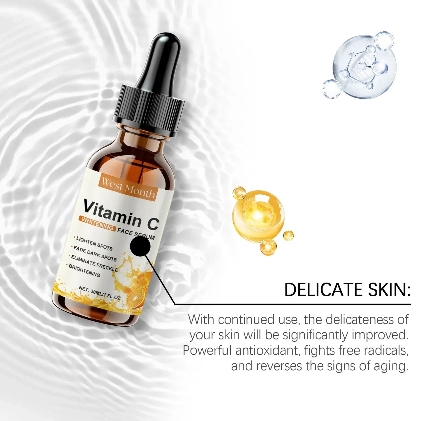 Vitamin C Whitening Freckles Facial Serum