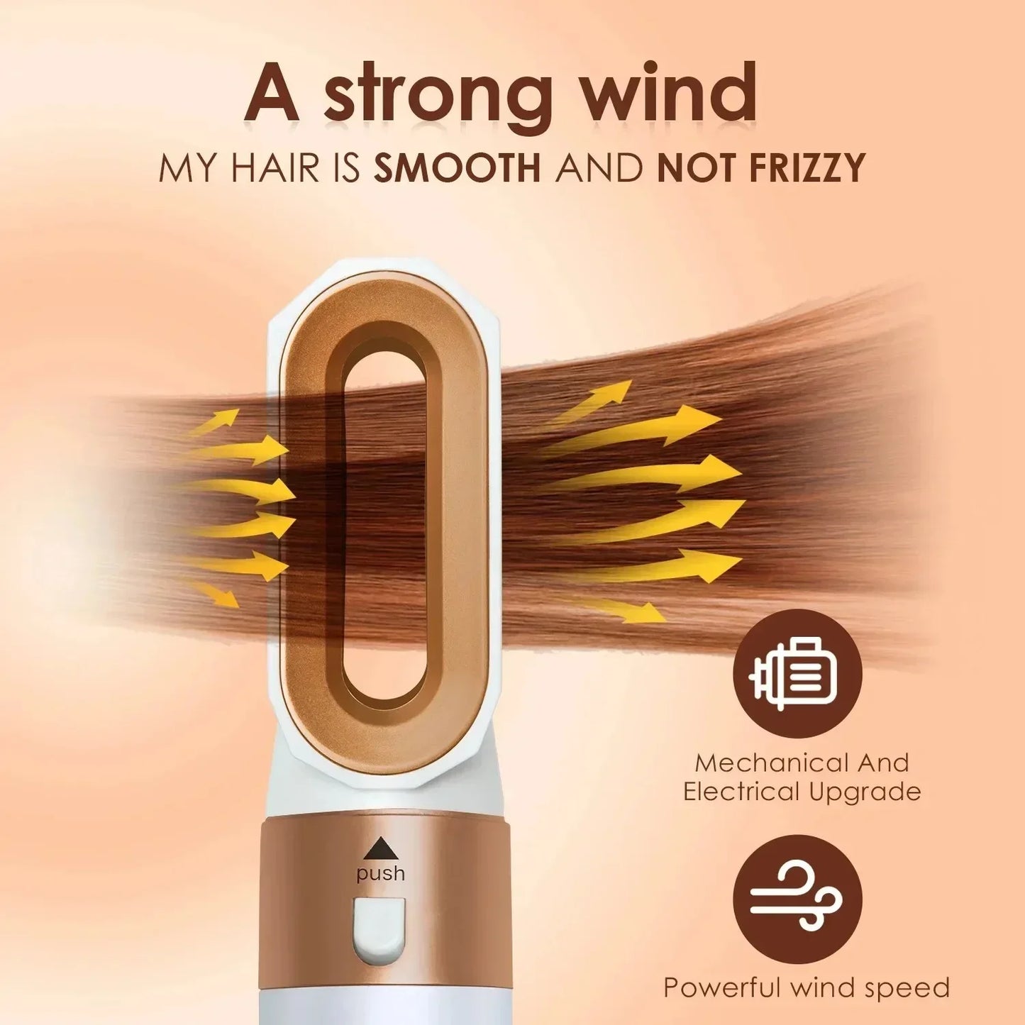  5-in-1 High-Speed Hot Air Brush & Blow Dryer