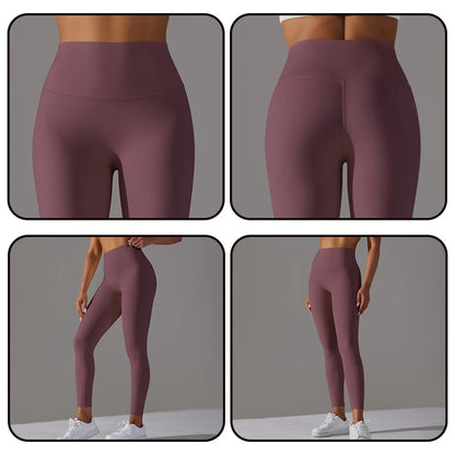 Elastic Waist Push-Up Yoga Leggings
