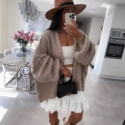 Autumn Winter Casual Knitted Sweater Cardigan
