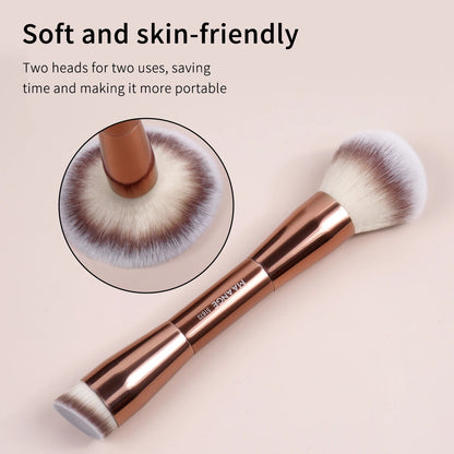 MAANGE 7PCS Dual-Ended Makeup Brush Set
