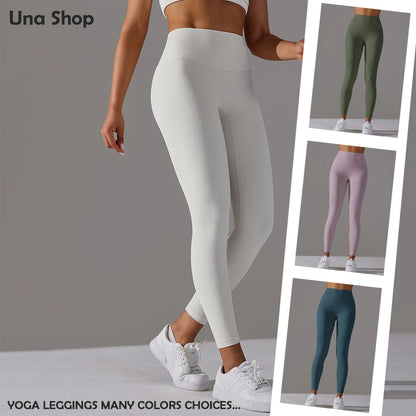 Elastic Waist Push-Up Yoga Leggings