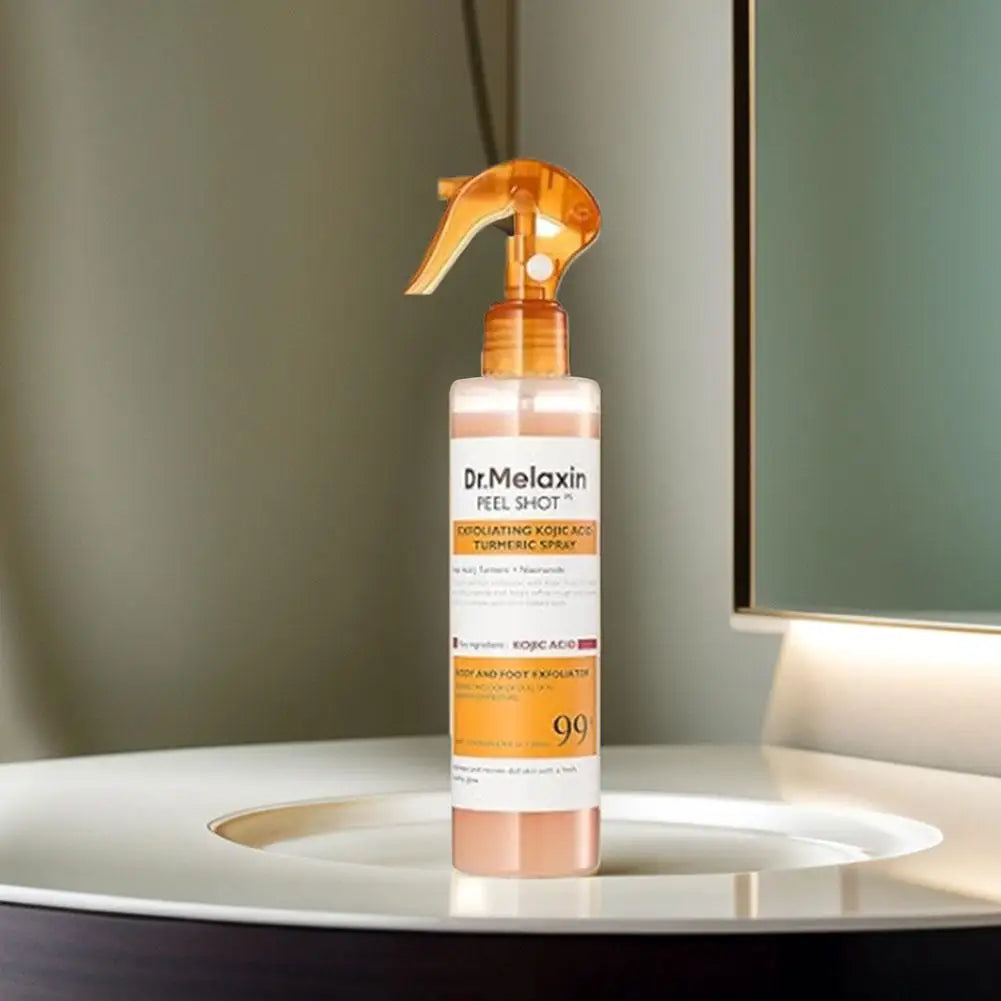 Dr. Melaxin Turmeric Body Spray – Exfoliating & Brightening Skin Mist