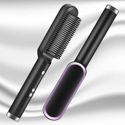 Professional Anti-Scald Hair & Beard Straightener Comb – Quick Heat, Safe Styling