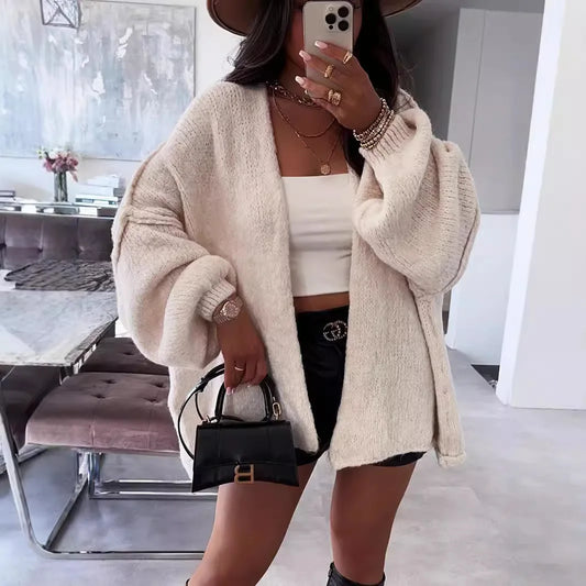 Autumn Winter Casual Knitted Sweater Cardigan