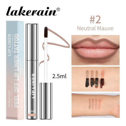 4-Piece Long-Lasting Peel-Off Lip Liner Stain by Lakerain