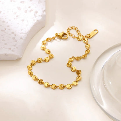 18K Gold Plated Vintage Cuff Bracelet