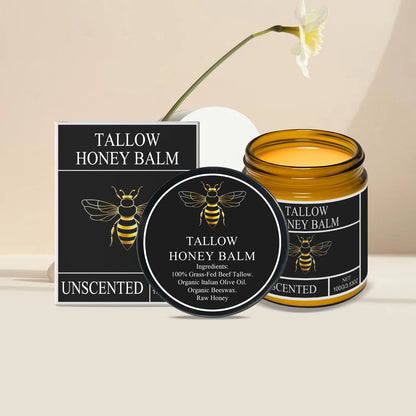 Organic Grass-Fed Beef Tallow & Honey Balm
