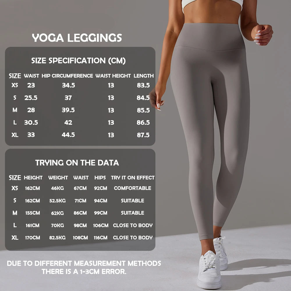 Elastic Waist Push-Up Yoga Leggings