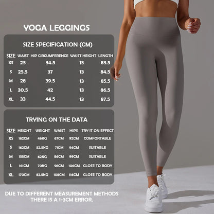 Elastic Waist Push-Up Yoga Leggings