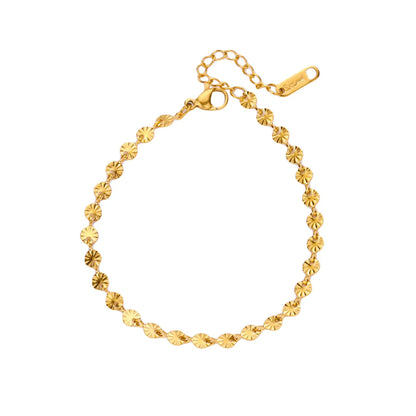 18K Gold Plated Vintage Cuff Bracelet