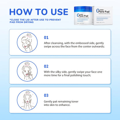 70 Pads Dual-Textured Toner Pads