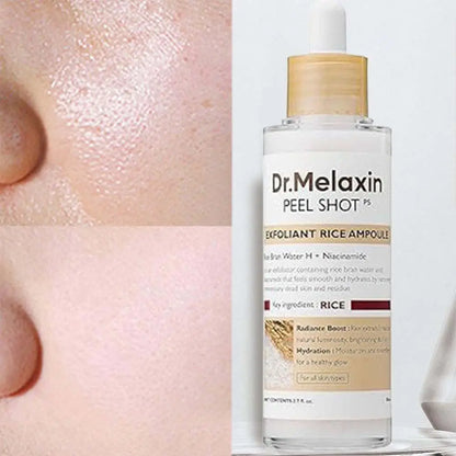 Dr.Melaxin  Peel Shot Glow Rice Ampoule Duo