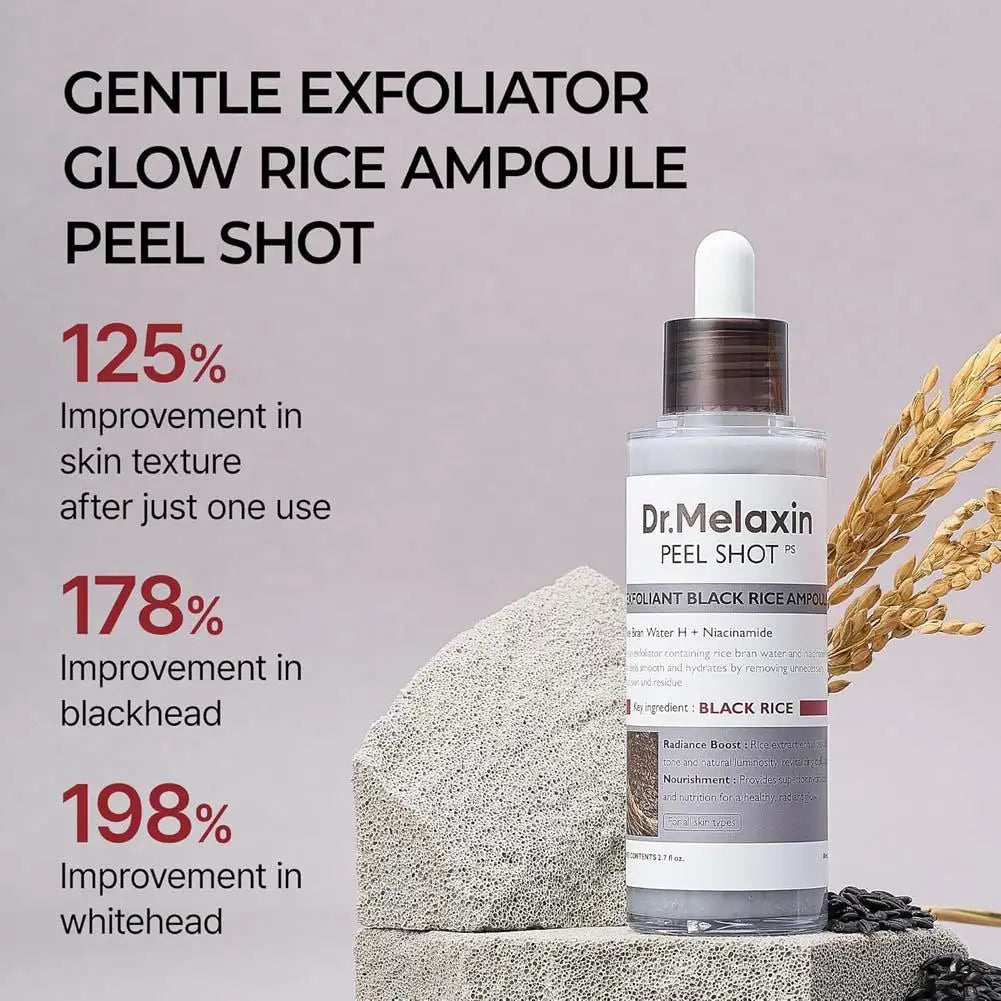 Dr.Melaxin  Peel Shot Glow Rice Ampoule Duo