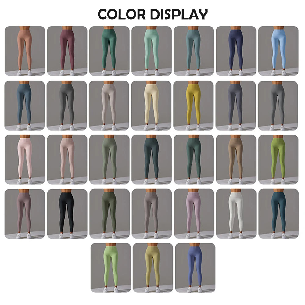 Elastic Waist Push-Up Yoga Leggings