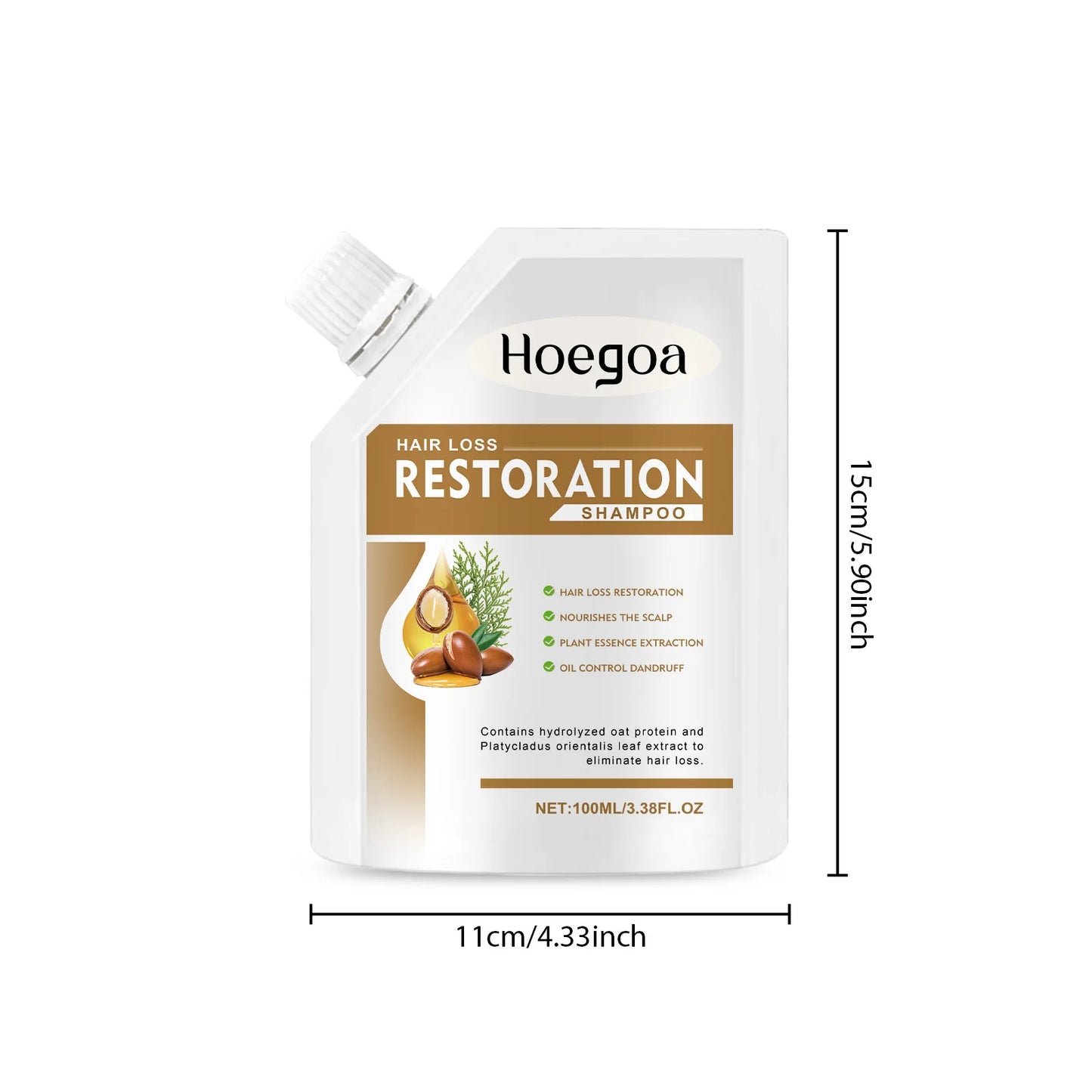 Anti Hair Loss Shampoo – Hair Growth & Repair with Natural Plant Extracts