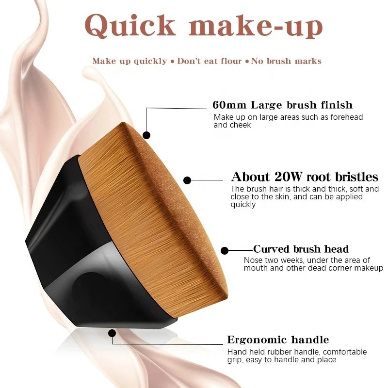 Hexagon Kabuki Foundation Brush