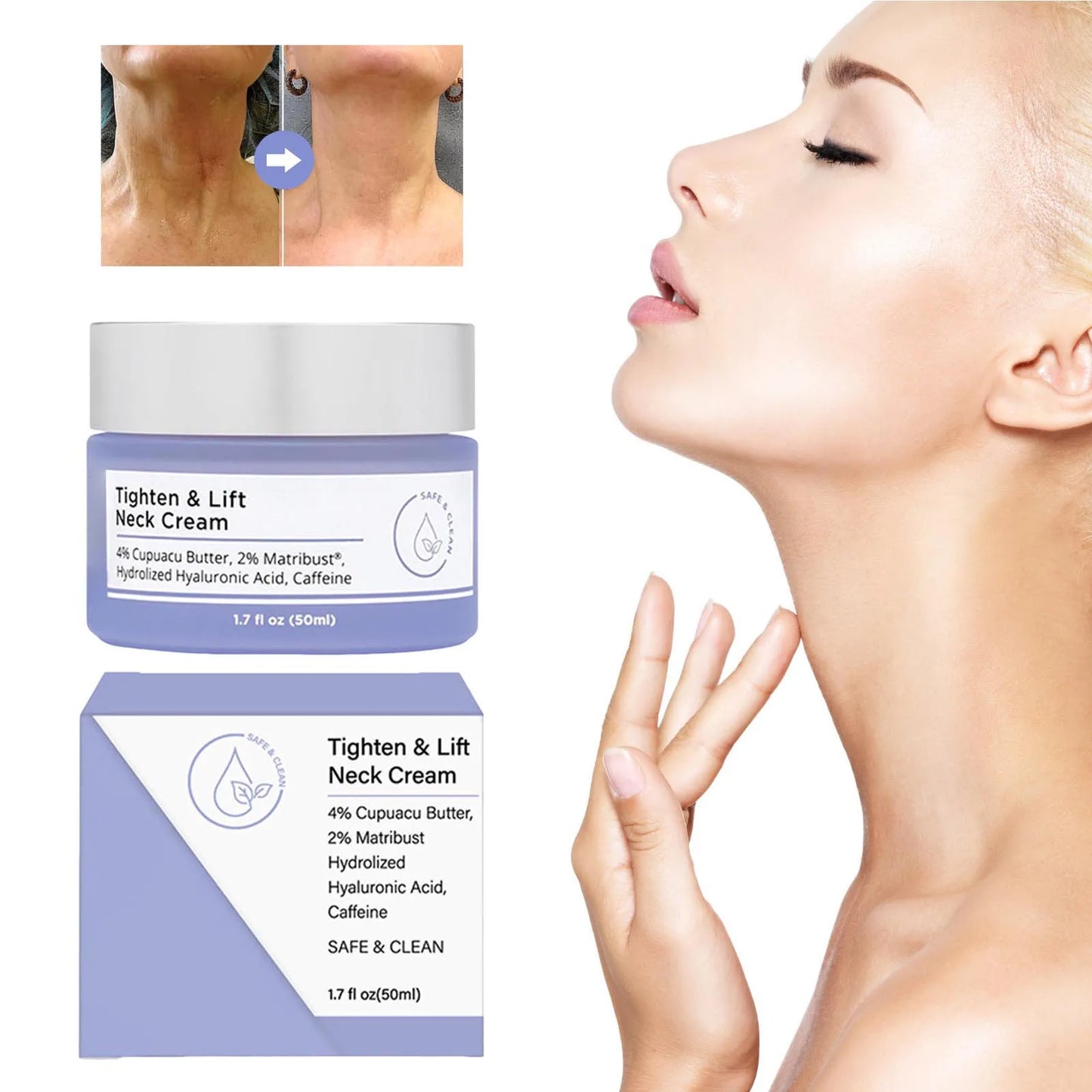 Fade Neck Lines Massage Cream
